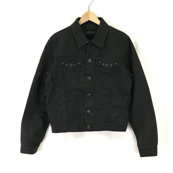 

Мужская куртка-рубашка Melrose с эффектом стирки, черная, размер 2, сделано в Японии