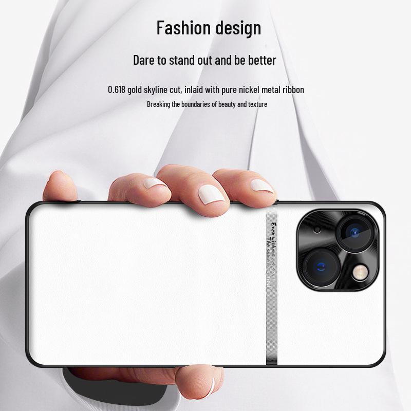Apple 14plus Liquid Leather Phone Case: Anti-Fall & Anti-Fouling Protective Cover, One-Piece Design