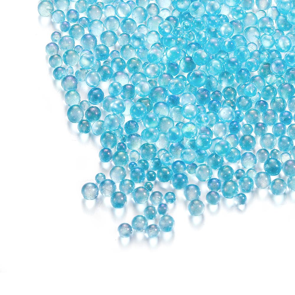 100g/Lot Colorful Mix Water Bubble Bead Mix Kawaii Epoxy Resin Fillings Mini Beads for DIY UV Epoxy Crafts Resin Art Supplies