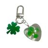 Stylish Handmade Four Leaf Clovers Pendant Charm Trendy Key Accessory Collection for Personalized Fashion Enthusiasts