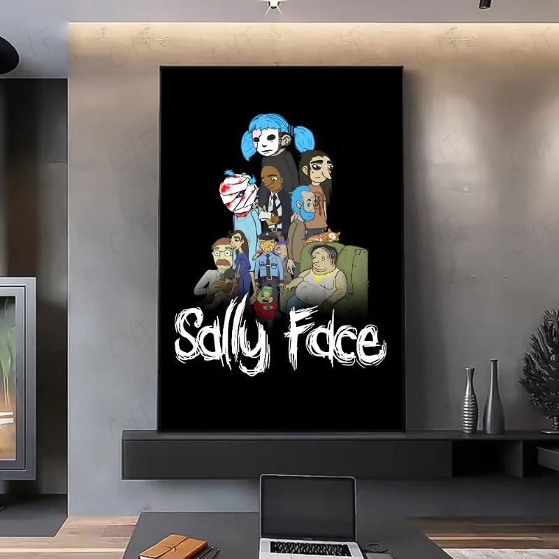 

Персонажи Мистическая Игра Салли Фейс Постер HD арт липкий на стену водонепроницаемый для дома гостиная спальня бар эстетичное украшение 21cm×30cm NoFrame