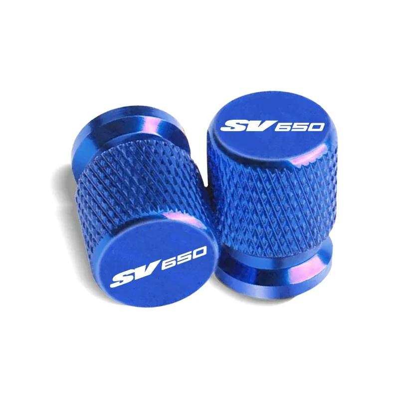 Motorcycle Accessories 7 Colors Aluminum Tyre Valve Cover Tire Air Port Caps For Suzuki SV650 SV650X SV650S SV 650 S/X 1999-2009