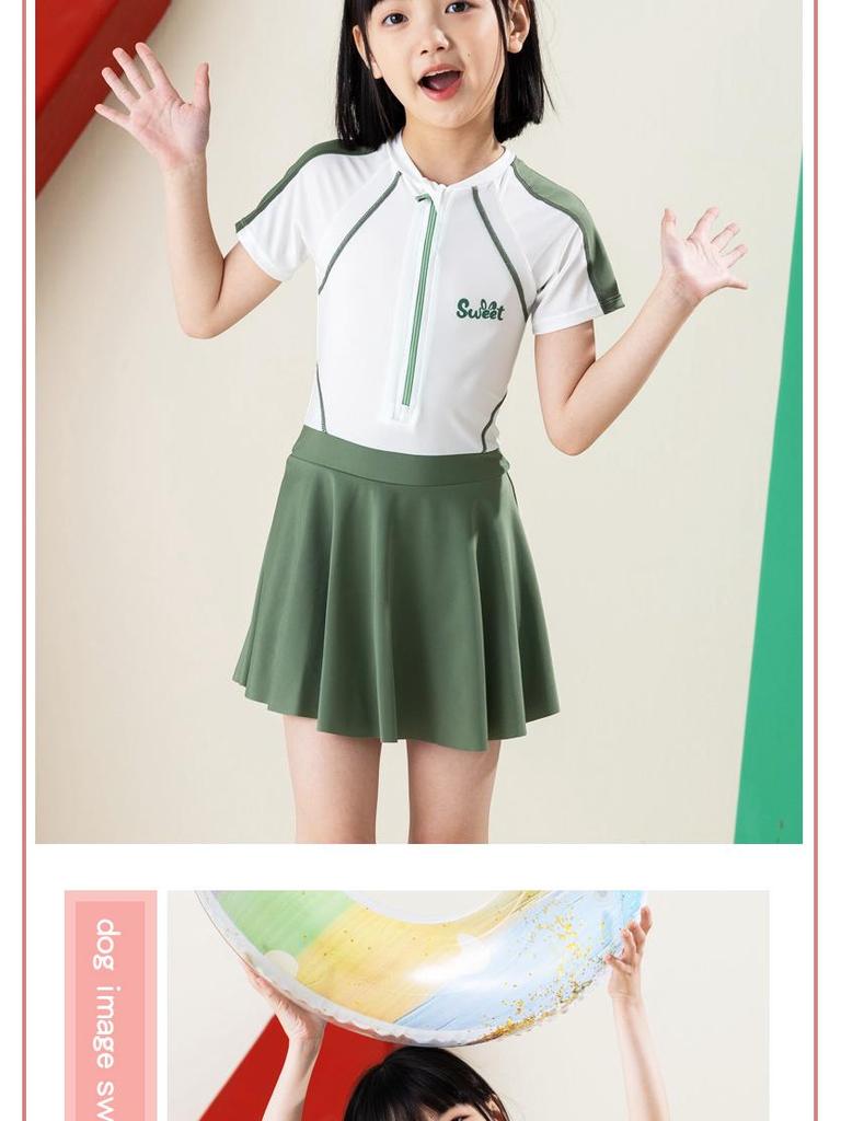 Girls' Professional Swimsuit for Training - 2024 New Autumn/Winter Collection