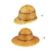 Breathable Bamboo Weave Cap For Outdoor Activities Lightweight And Friendly Unisex Design Practical Sun Protection Hat