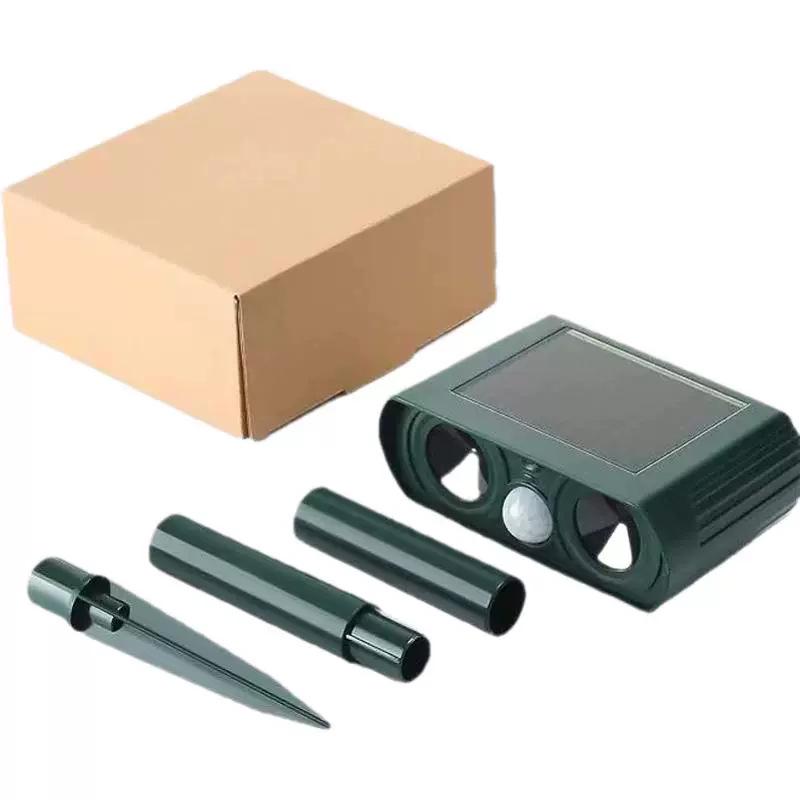 Solar Ultrasonic Animal Repeller: Deter Rodents, Birds, Snakes, Cats, and Dogs Outdoors