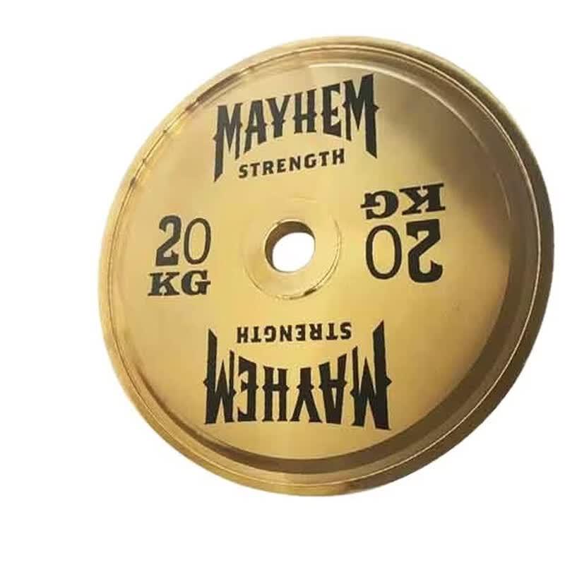 WK Gold Electroplated Steel Weight Plate