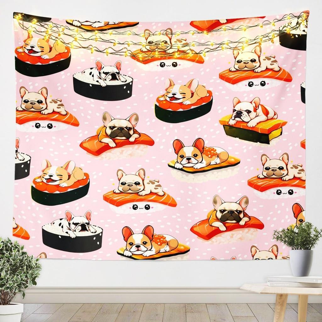 Japan Geisha Wall Hanging Kids Boys Girls Japanese Tradition Aesthetic TapestryUltra Soft Oriental Theme Wall BlanketJapanese