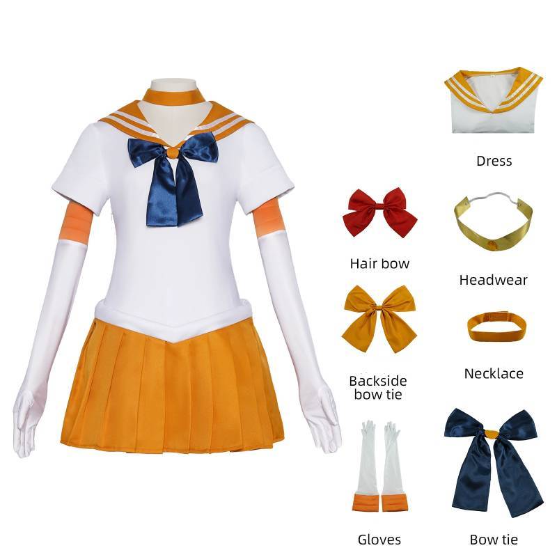 Sailor Moon Cosplay Costume For Women With Uniform Fabric For Anime Stage Performance