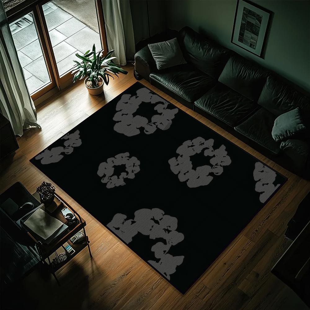 Luxury D-Denim T-Tears Door Mat Entrance Non-slip Washable Kitchen Carpet Living Room Hallway Rug Bathroom Decoration