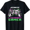 Jennie - Legendary Gamer - Personalized T-Shirt