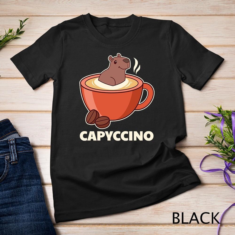 

Capyccino - Cute Capybara In Cappuccino For Coffee Lover Unisex T-shirt S