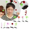 Bean Sprout Hair Clips Funny Plant Hairpins,Mixed Style Barrette Mushroom Little Grass Accessor M5W0
