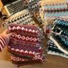 Warm Jacquard Knitted Scarf Wool Winter Wool Neckerchief Fashion Fair Isle Style Scarf  Winter