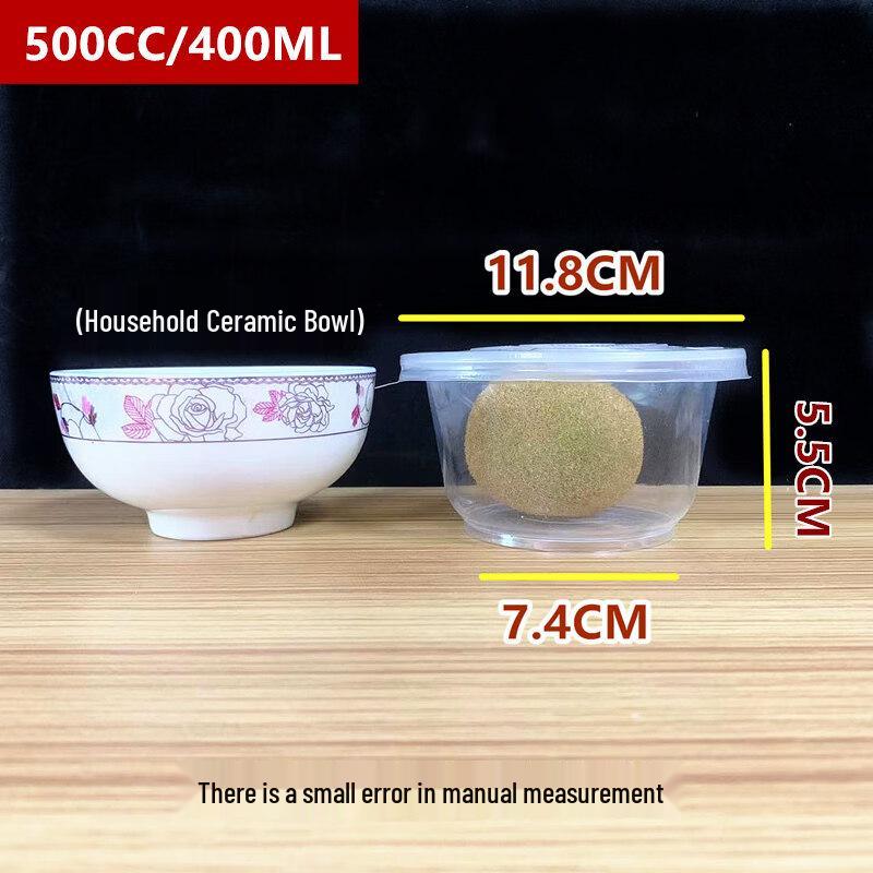 

Star Disposable Plastic Round Meal Bowl with Lid