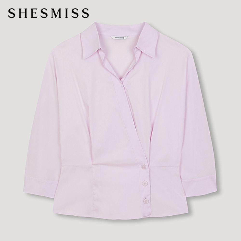 

She S miSS Wrap Style Peplum ShirtS SwwStn22070 Lv light violet/55