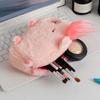 Pencil Case Cute Capibala Plush Pencil Case Large Capacity  Pencil Bags Multi-Functional Pen Pouch Stationery Storage Bag