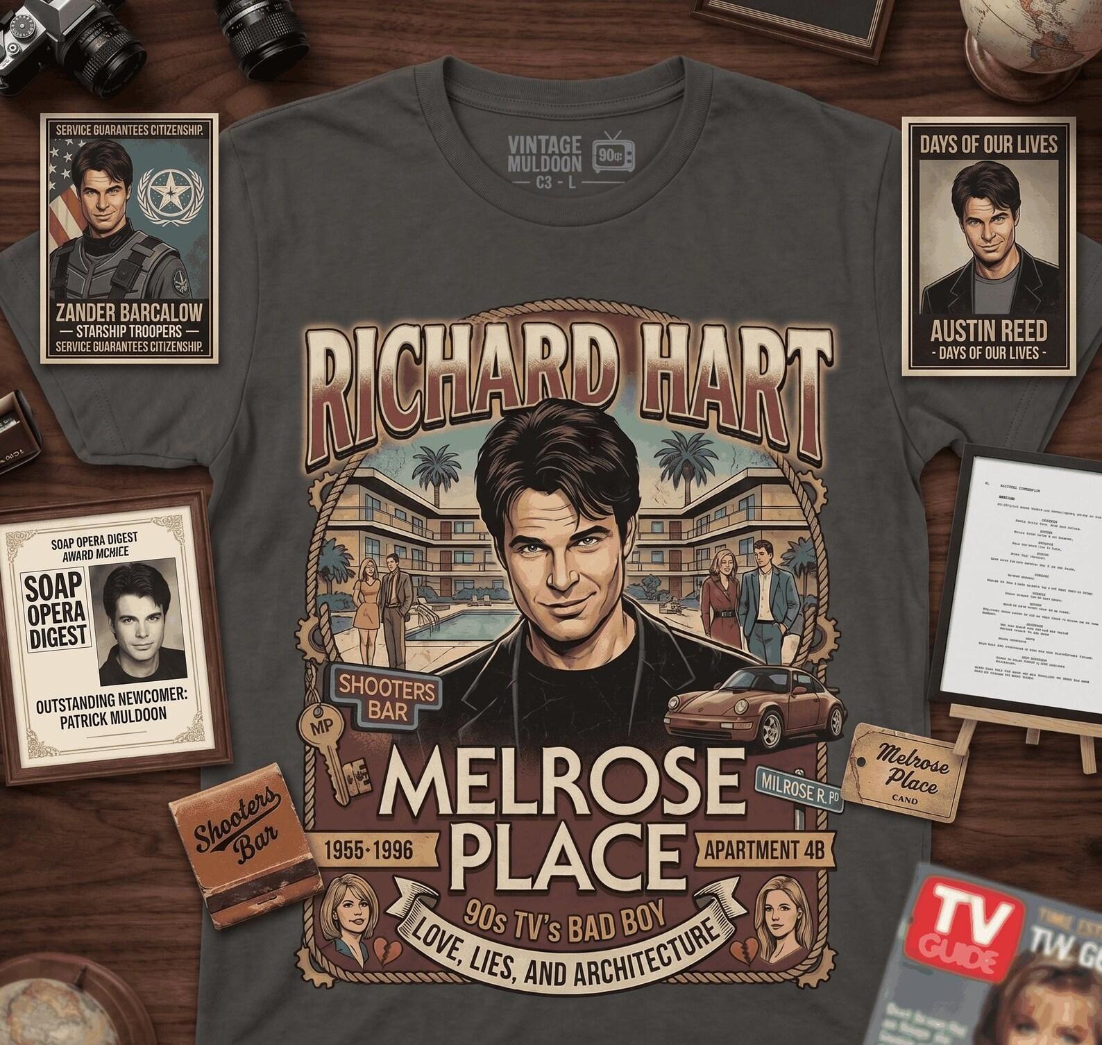Comfort Colors® Melrose Place Patrick Muldoon Richard Hart T-Shirt M