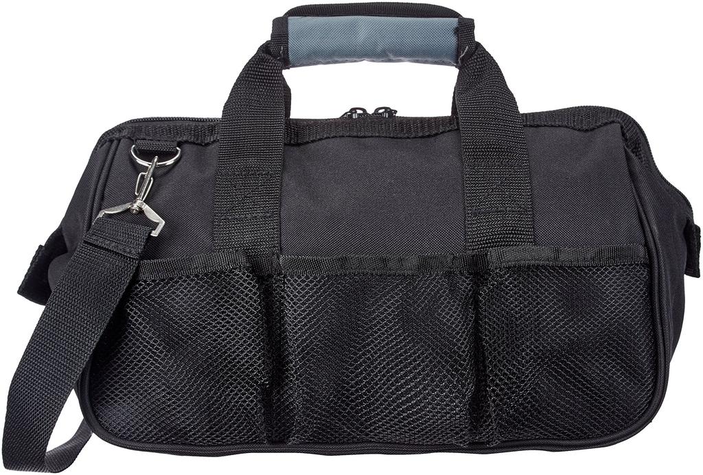 Amazon Basics Tool Storage Black Gray Bag, 30cm, &