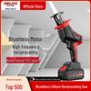 Delixi Rechargeable Handheld Reciprocating Saw - Portable Lithium Battery Electric Jigsaw for Outdoor and Household Use.
