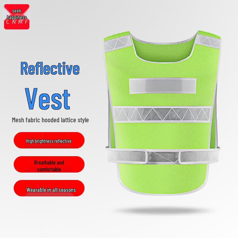 Moufu L9626 High-Visibility Reflective Safety Vest