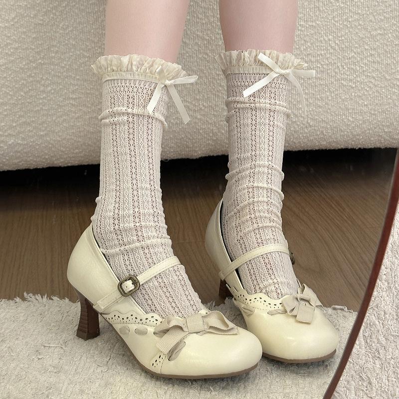 2026 Новые Весенние Дизайнерские Роскошные Женские Туфли Мэри Джейн на Толстом Каблуке Модные Туфли-лодочки на Ремешке с Пряжкой-бабочкой Женские Туфли-лодочки для Платья 35