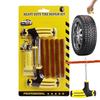 Tire Plug Repair Kit Heavy Duty Car Flats Tire Plug Kit Heavy Duty Portable Fix Tools With T-Handle Auto Accessories For Sedans