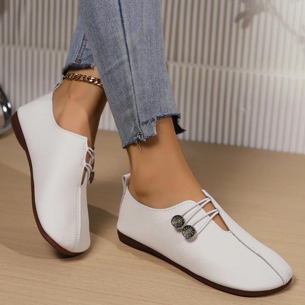 

Жіночі туфлі на плоскій підошві Mary Janes Shoes Весняні повсякденні спортивні кросівки Трендовий бренд Жіноче модне взуття 43 білий