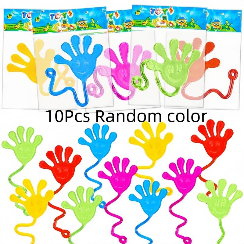 10pcs Mini Fun Sticky Hands Sensory Toys for Kids Birthday Party Favors Classroom Prizes Guest Gifts Goodie Bag Filler Toy