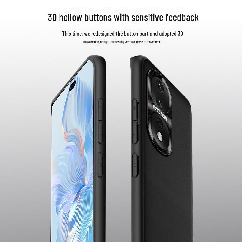 Kompatible Honor 80 Pro Hülle aus Flüssigleder - Sturz- und Schmutzabweisende Schutzhülle (Wird einzeln versendet)