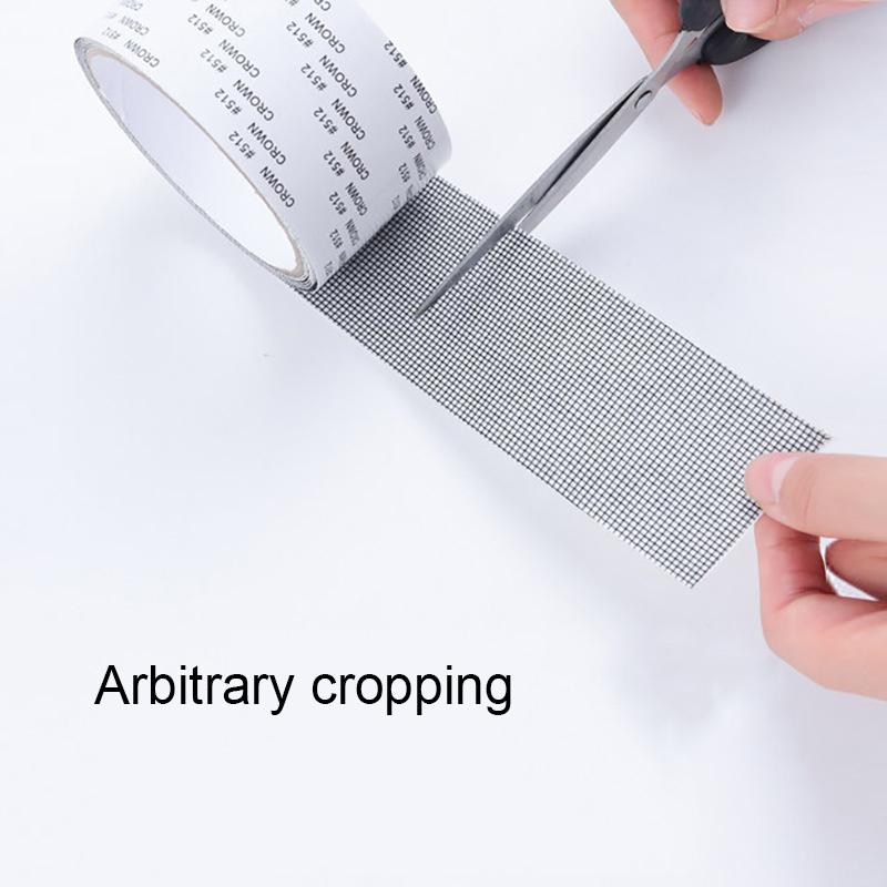 Window Screen Repair Tape Self Adhesive Mesh Tape Net Door Fix Patch Anti Insect Mosquito Mesh Broken Holes Repairing