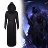 Halloween Black Death God Cosplay Costume With Polyester Fabric For Stage Performances And Party Events