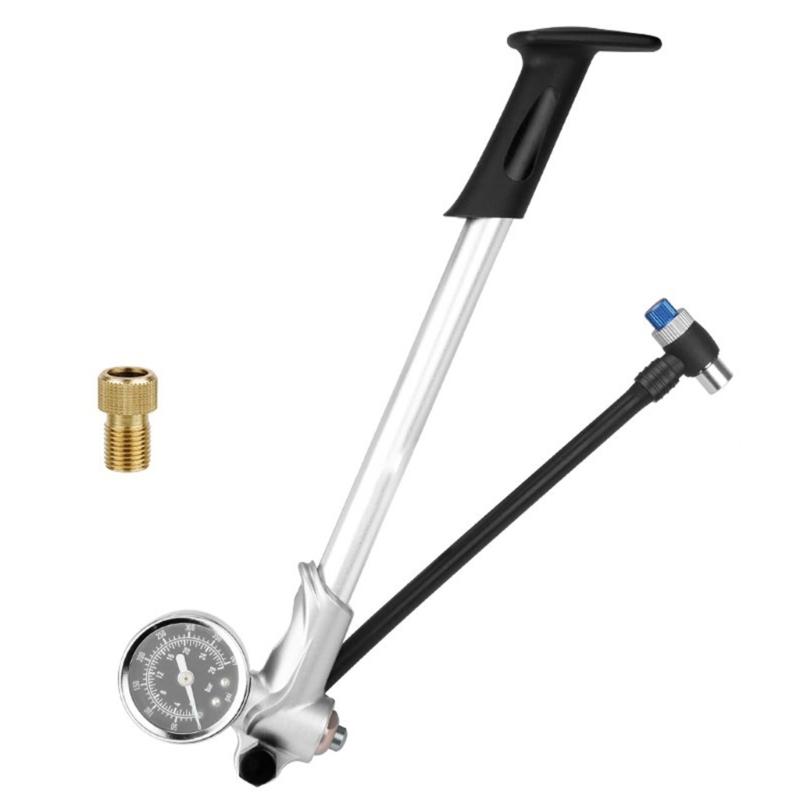 

High Pressure Air Pumps 400psi Aluminum Gauges Equipped Shock Absorbers Inflator Tool Upgrades for Bike Suspension Fork
