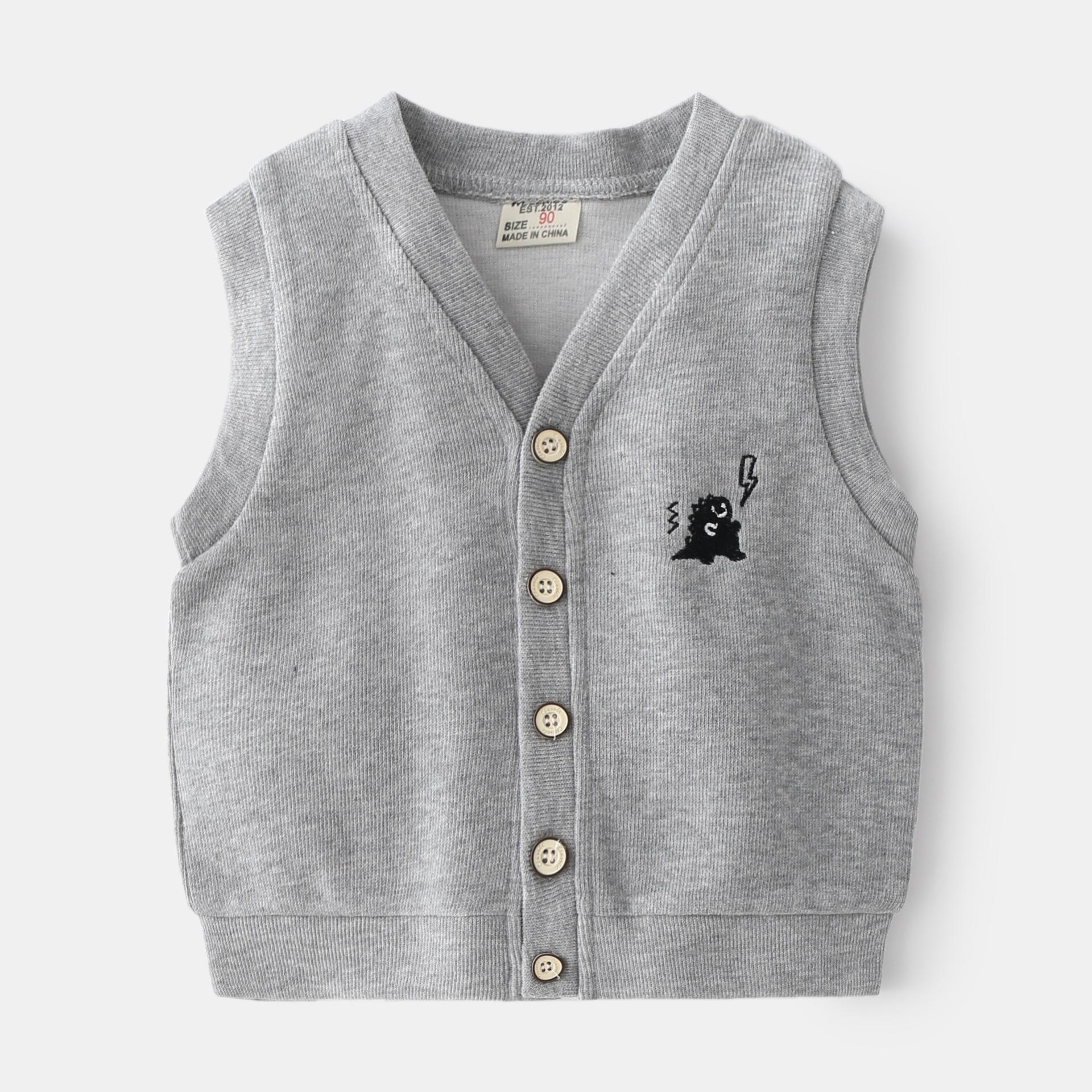 

Детский повседневный жилет, весенний милый модный жилет для мальчиков 120cm