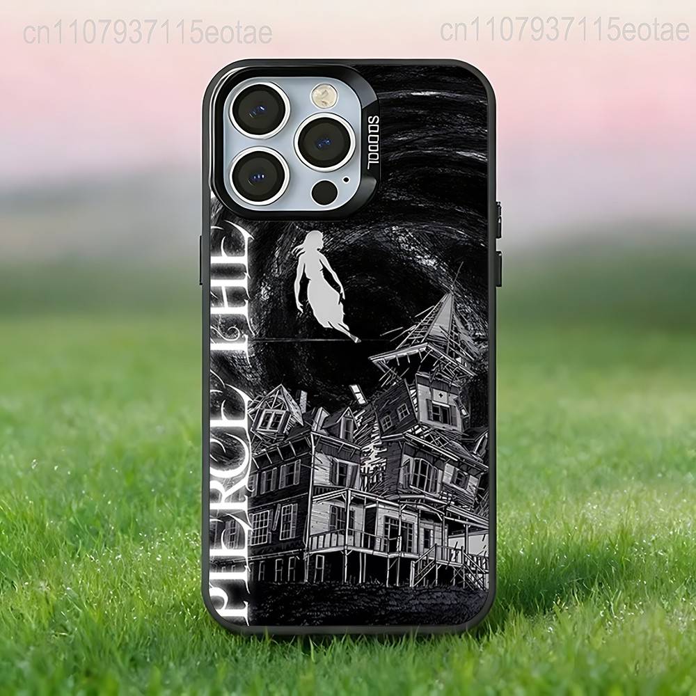 P-Pierce The Veil Band ROCK Schwarze Handyhülle Kompatibel mit iPhone 17 16 15 14 13 12 11, Pro, Max, Plus, E, Air, Mini