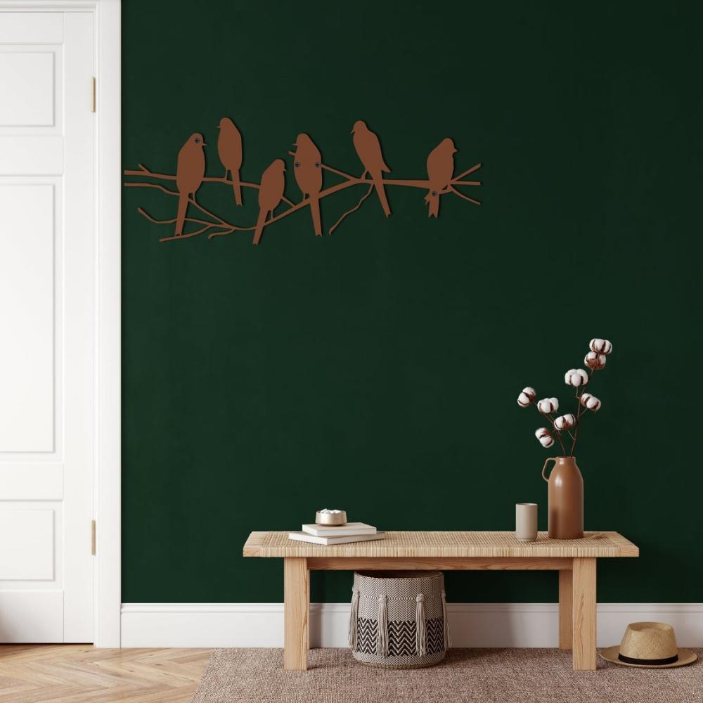 Birds Wall Art, Metal Wall Art, Metal Wall Decor, Living Room Decoration, Entryway Sign, Home Office Wall Hangings