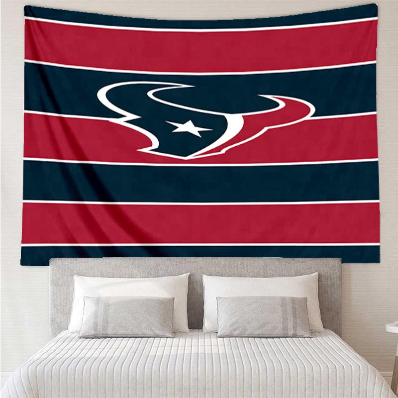 1PC Houston Basketball Logo Quick-Dry Tapestry, Unique Design Tapestry, Suitable for Bedroom,Livingroom, Playroom,Heartwarming Holiday Gifts