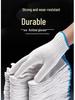 Durable Wear-Resistant Nylon Labor Gloves - Thickened Cotton Liners for Machinery & Construction, Unisex