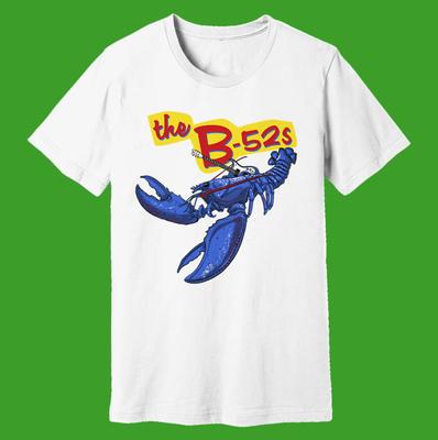 The B-52's Band Graphic  Short Sleeve All Sizes S-5XL White Unisex T-Shirt