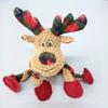 Christmas Dog Toys Plush Squeaking Toys Chewing Knot Teeth Grinding Interactive Artifact Improving Intelligence Deer Shaped Pets