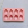 Molde de Silicona para Hornear Huevo de Pascua Molde Flexible Antiadherente para Chocolate Pastel Pudín Gelatina Reutilizable Fácil Desmoldeo Herramienta para Hacer Postres Jabón Casero