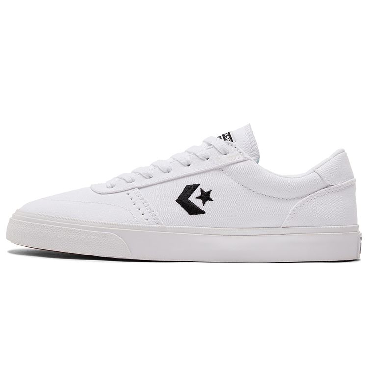 Converse Boulevard Low Top Slip Resistant Durable Low Top Skate Shoes Unisex Sneakers White 171705C