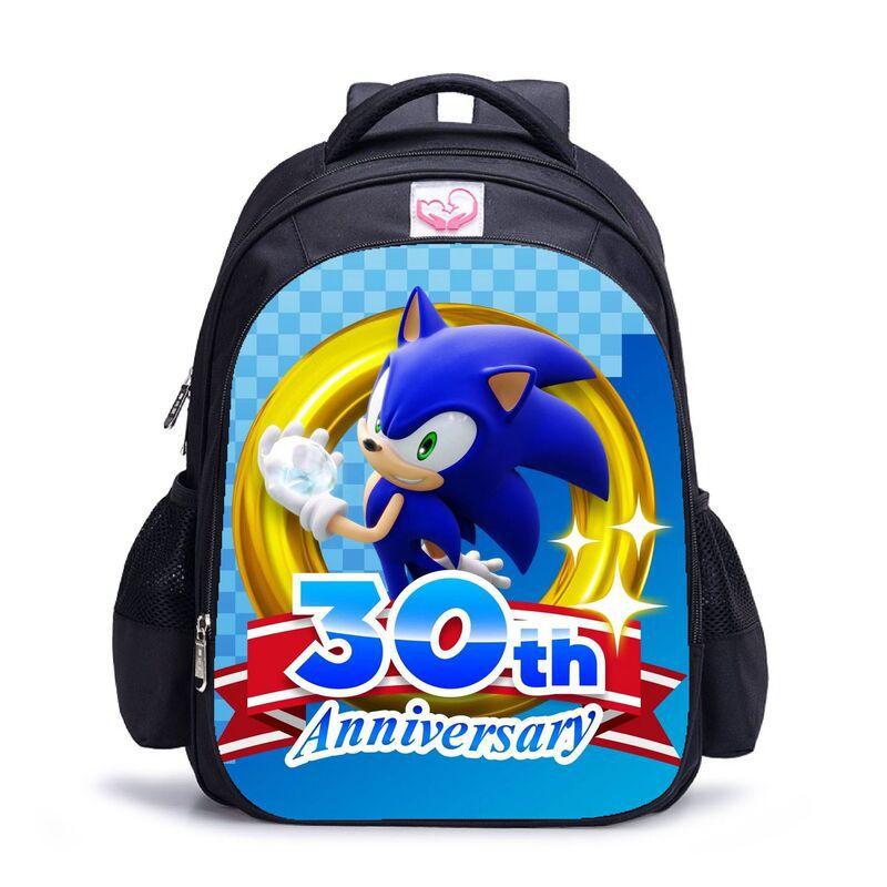 Sonic Waterproof Student Backpack With Large Capacity For Kids Outdoor Travel