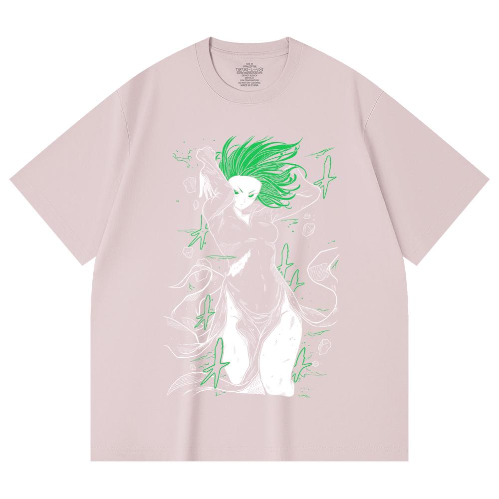230 Gsm 100% Cotton One Punch Man V5 Tatsumaki Print Unisex Heavy Cotton T Shirt