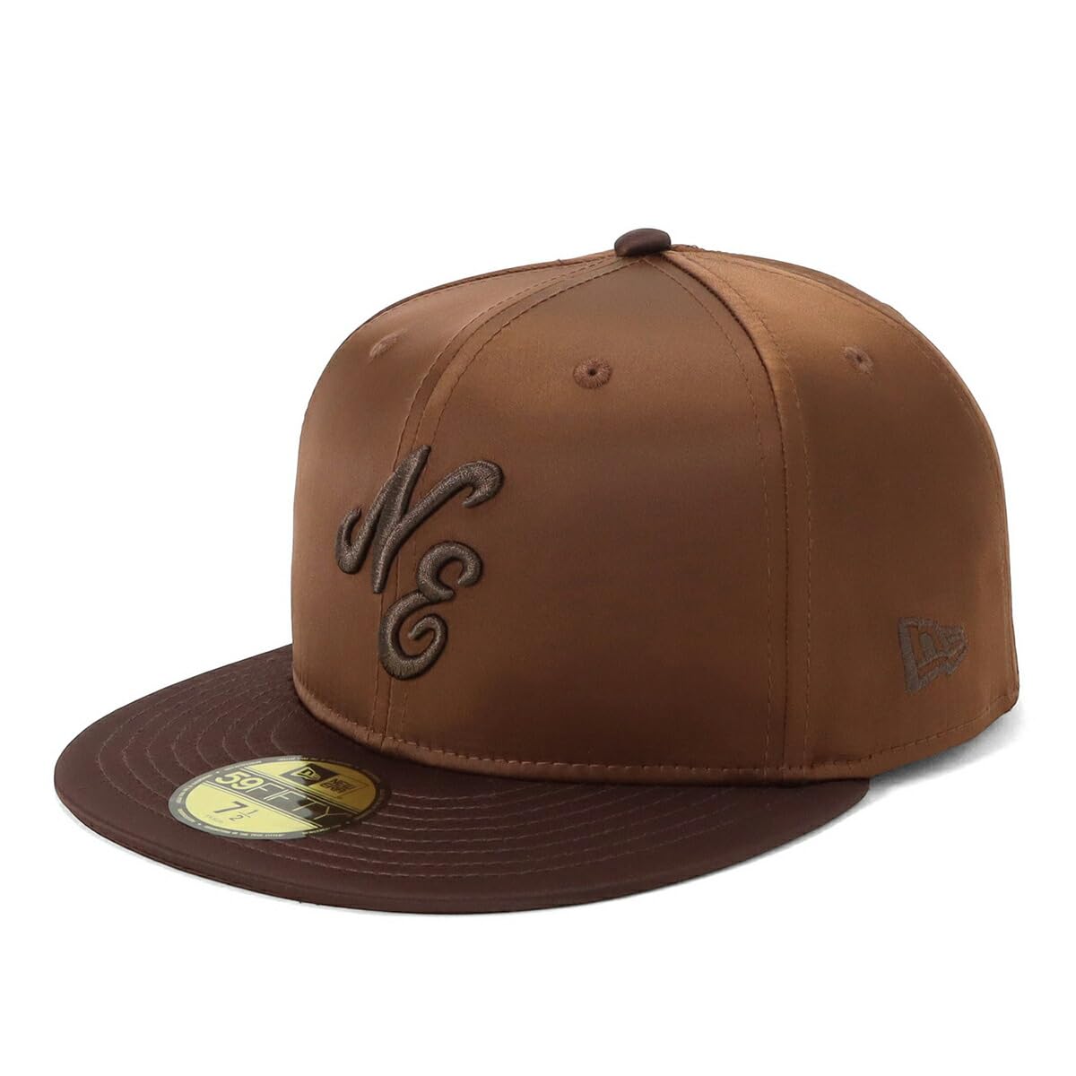 

New Era 59FIFTY Day MLB Size 7 5950 VD SATIN NE BRN DBRN Valentine s Cap, Brown/Dark Brown, 3/4,