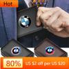 HZAU9 2025 Hots E60 Leather Emblem Car Key Case Keychain Zipper Key Case Bag For 50th BMW M M3 M5 M6 M2 E46 E90 E60 F10 F30 E39 E36 F2