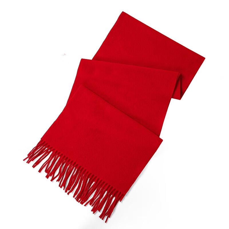 Solid Color Wool Blend Scarf