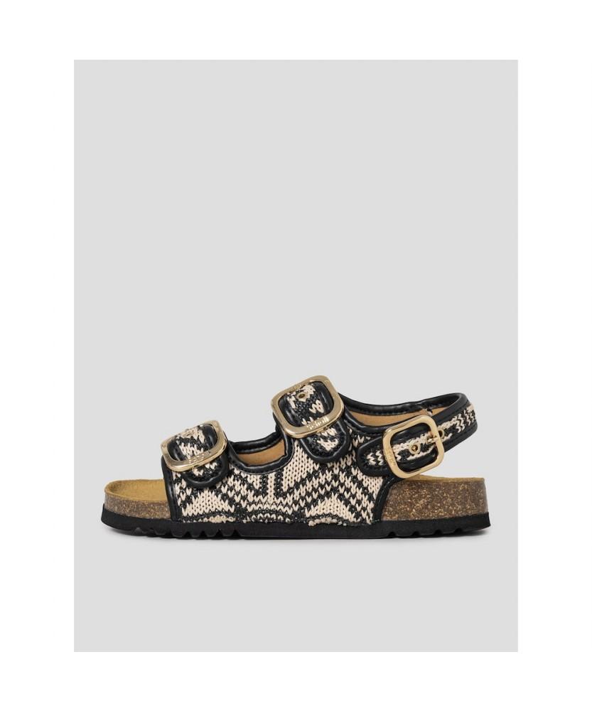 Scholl (Women) Two-Strap Backstrap Cork Sandals White (Hh64K2C211)