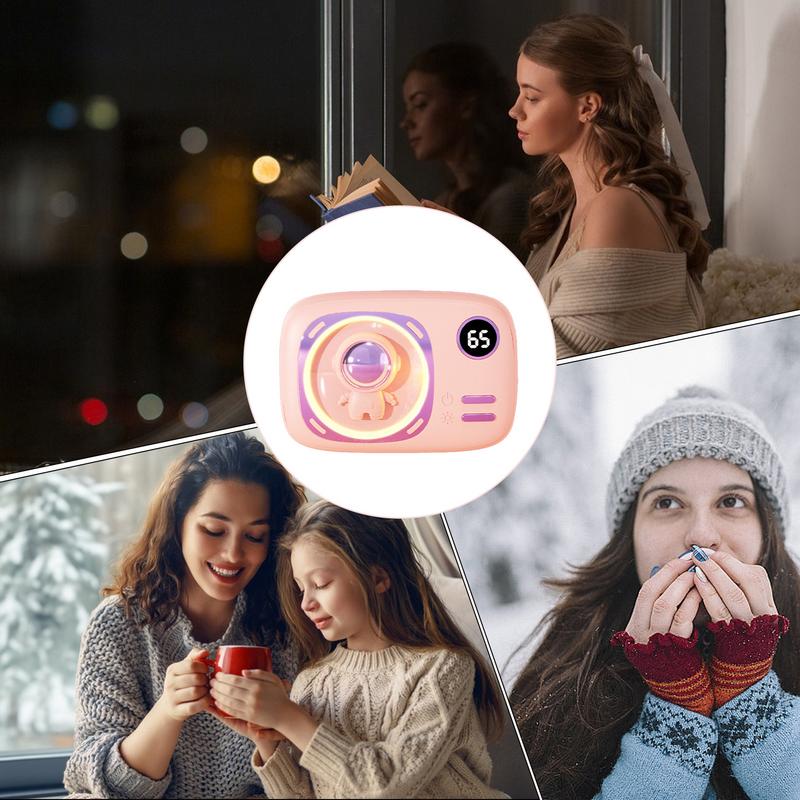 Hand Warmer Rechargeable Winter Pocket Heater Portable Hand Warmer 2 in 1Electric Hand Warmer Fast Heating Winter Warm Gifts