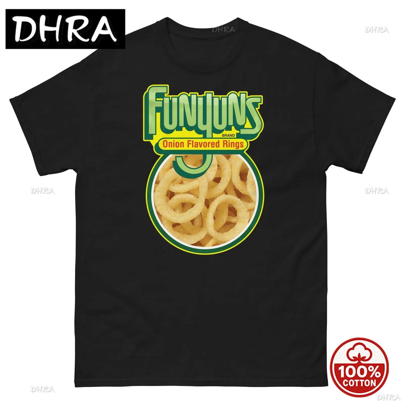 Funyuns Chips Onion Graphic T Shirt Unisex Classic Tee Artwork Ropa Hombre Gift for Boyfriend Printed Tee Minimalist Casual Top S