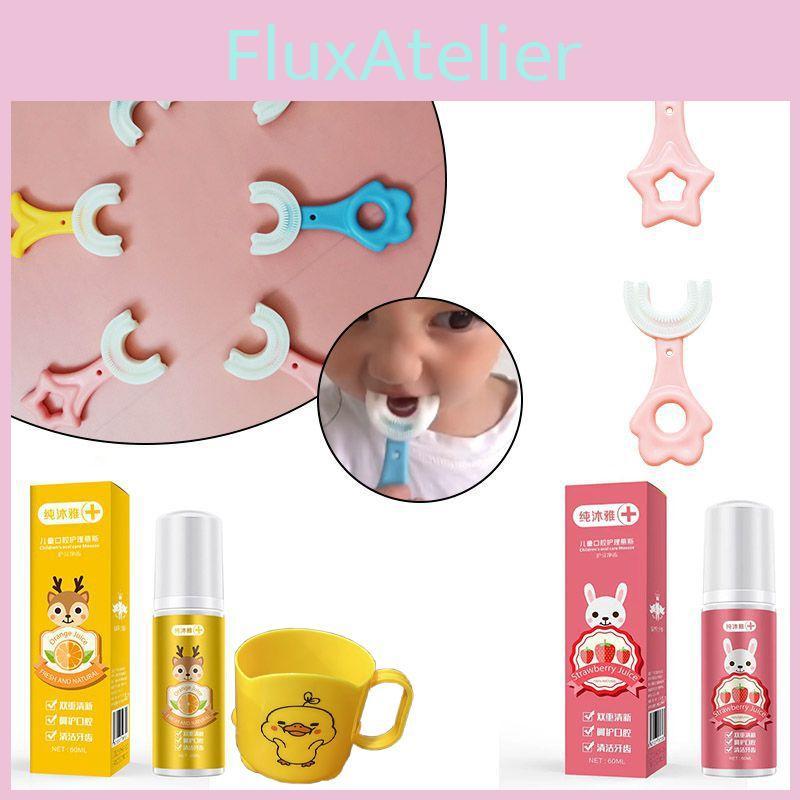 Silicone Baby Toothbrush For Infants And Toddlers With U-shaped Design**